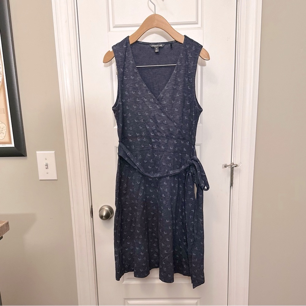EUC organic blue Toad&Co dress – medium
